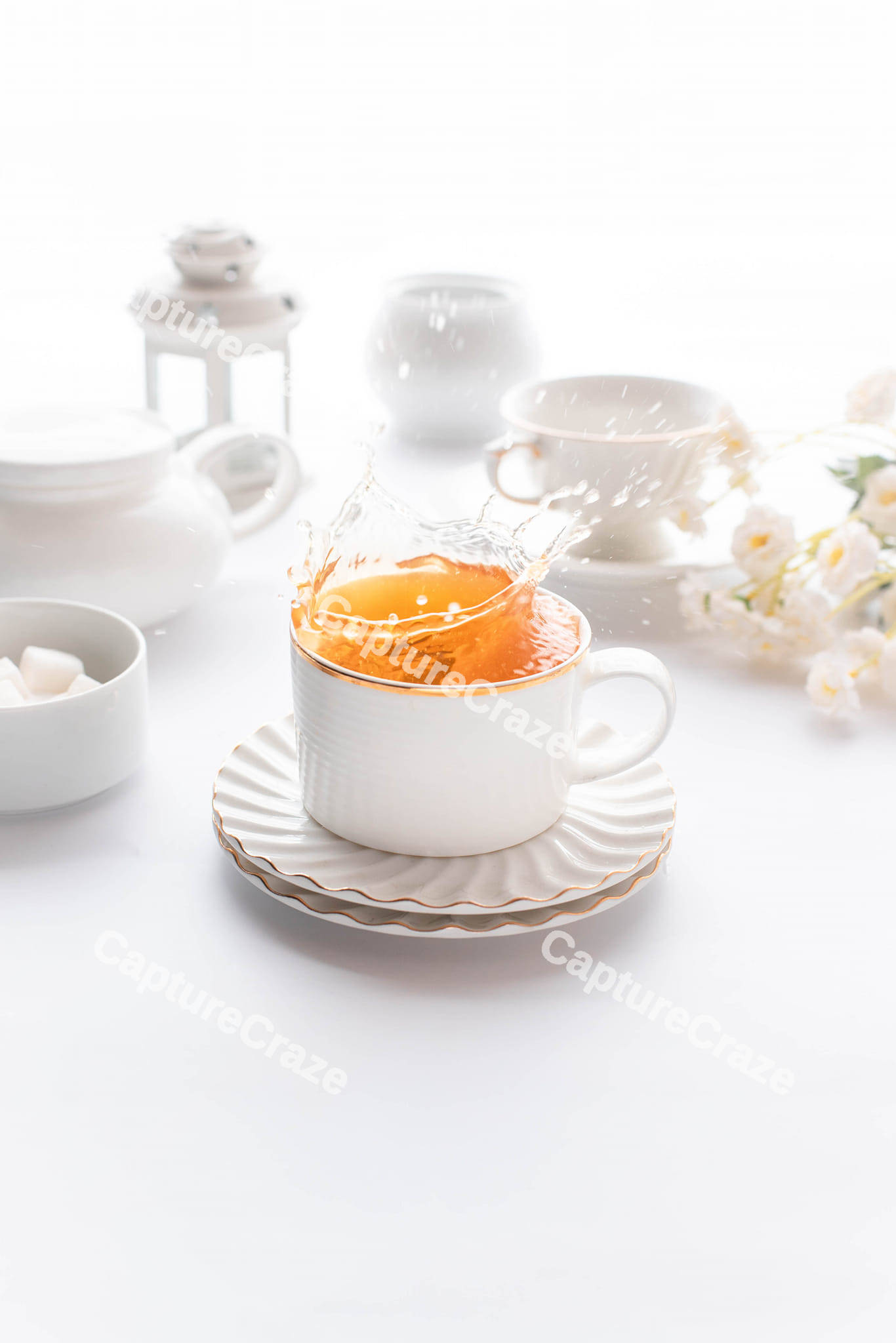 Teacup on the table